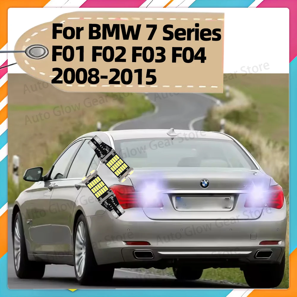 

2Pcs Car LED Reverse Light Bulbs For BMW 7 Series F01 F02 F03 F04 2008 2009 2010 2011 2012 2013 2014 2015 Backup Back Up Lamps