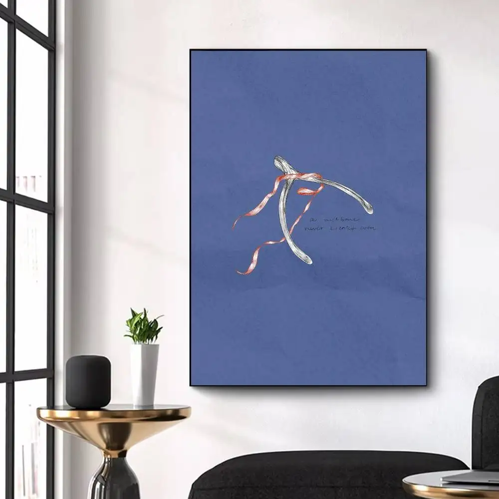 Singer Conan Gray Wishbone Poster Waterproof Wall Art Sticker For Bar Living Room Vintage Decor High Quality Print Gift