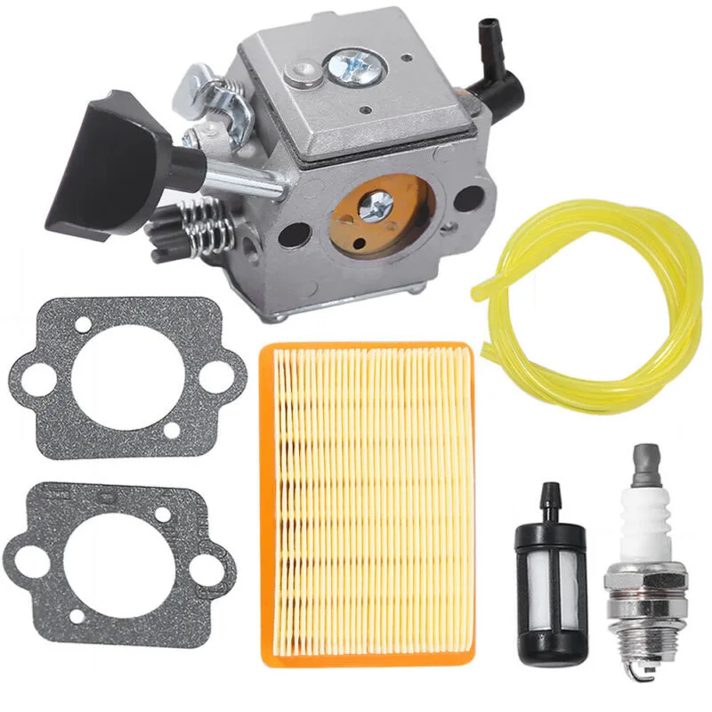 

For Carburetor Replacement Kit for BR320 BR340 BR380 BR400 BR420 Backpack Blower Includes Spark Fuel Pipe and Filters