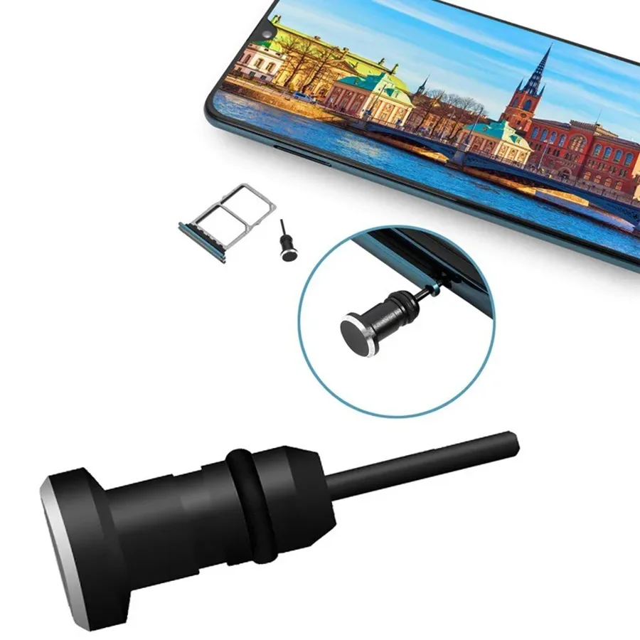 3,5 mm Kopfhörer Universal Staub Plug & Retrieve Karte Pin Metall 3,5 mm AUX Jack Interface Stopper Anti Handy Karte Kopfhörer