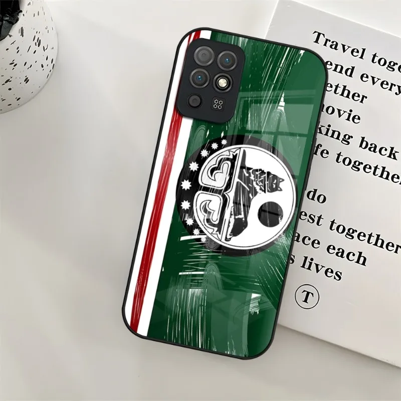 Ichkeria Flag Chechen Flag Phone Case For Huawei P30 Lite P50 P20 P40 P10 P9 Smartp Z Mate 40 Honor 30 50 60 Pro Plus Glass