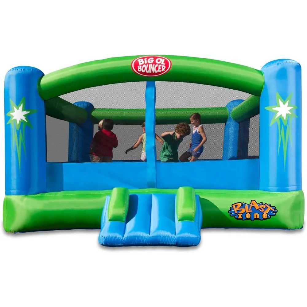 

15x12 Inflatable Bounce House with Blower - Huge - Premium Quality Great For Events Holds 6 Kids