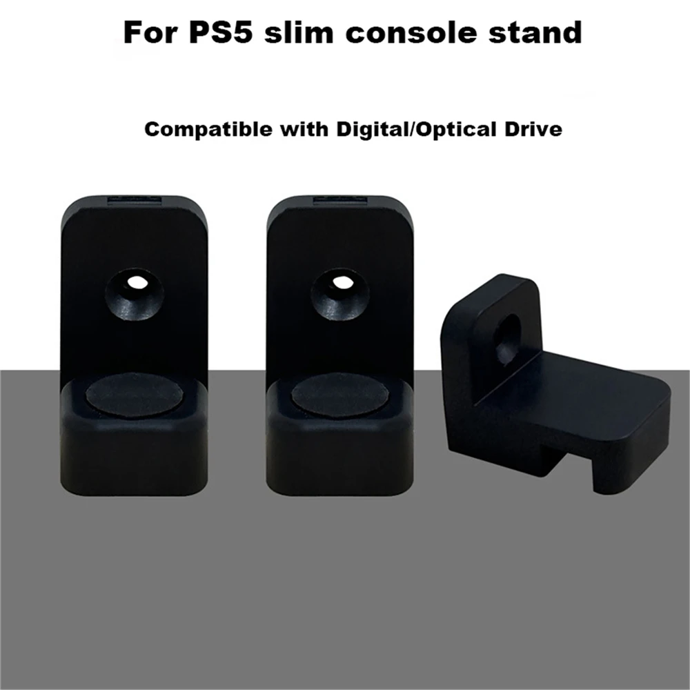 

1Set Wall Bracket Controller Holder Console Stand Host Rack Game Storage Mount For PS5 slim Accessories