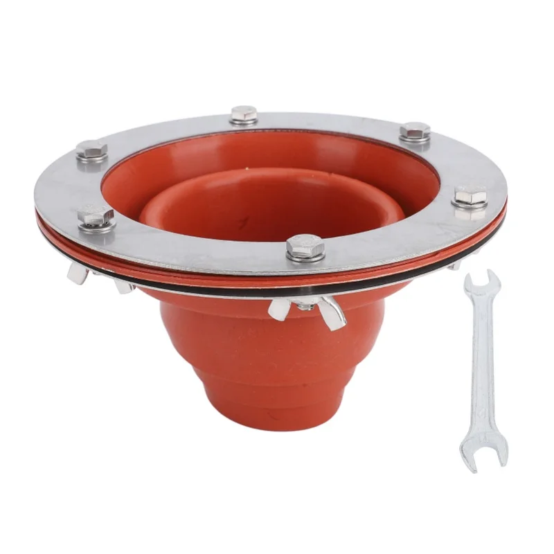 

Комплект домкрата для палатки, высокотемпературный силиконовый чехол для труб, мигающий комплект дымохода на крыше, совместимый с тройными секциями настенных труб, оранжевый