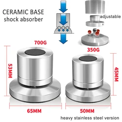 Podstawa ceramiczna amortyzator ze stali nierdzewnej regulowany kabel taca odtwarzacz CD duży głośnik wzmacniacz mocy HiFI izolacja stóp