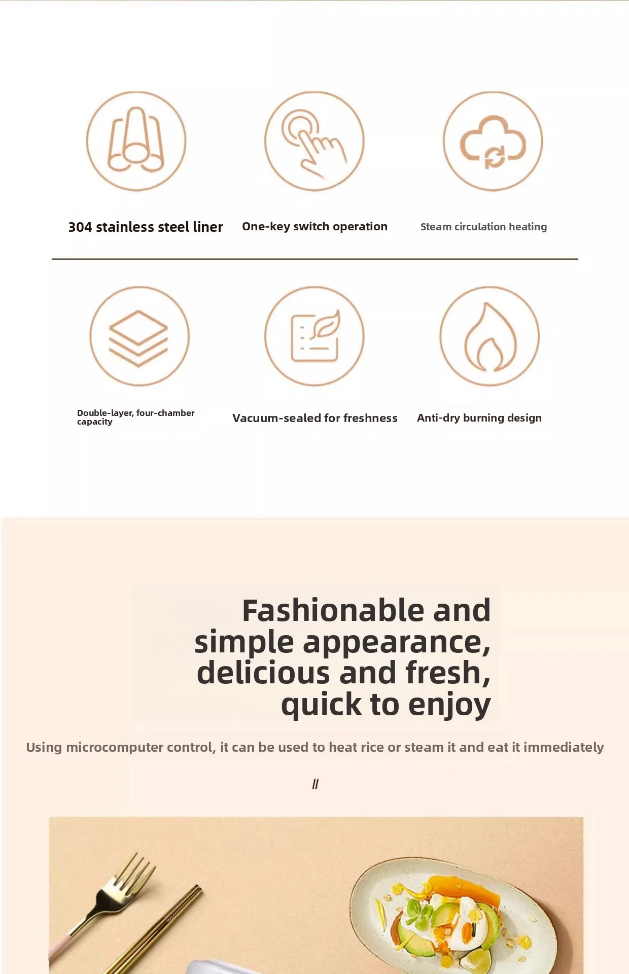 2025 صندوق غداء كهربائي جديد، التدفئة والحفاظ على الحرارة، صندوق بينتو المكونات، المنزلية المحمولة #5