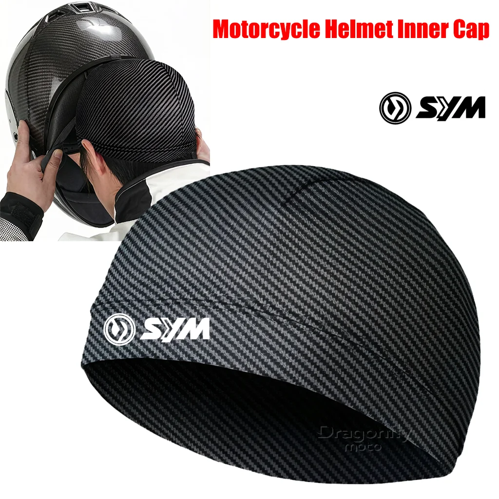 Head Cover Original Design For SYM JP150 GR125 fiddle 3 FNX150 maxsym 400i 600i Motorcycle Helmet Inner Cap Sweat-absorbing