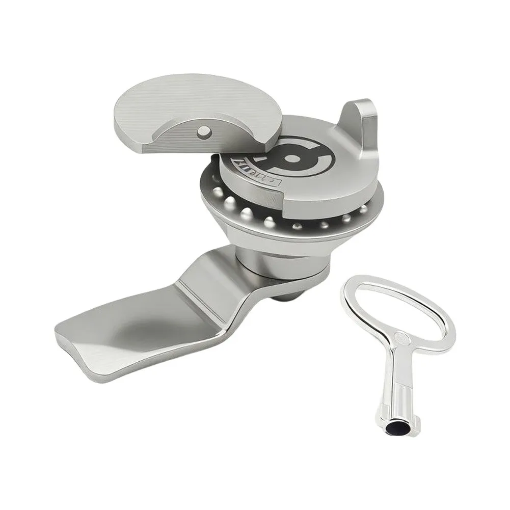 Triangle Cylinder for lock 304 Stainless Steel with Weatherproof Cover for Secure For Electrical and Meter Box Applications