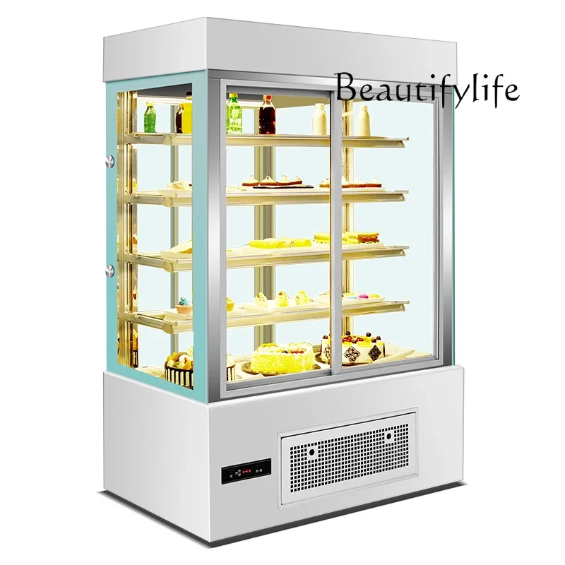 Vertical cake refrigerated display cabinet Fruit West Point beverage fresh-keeping cabinet