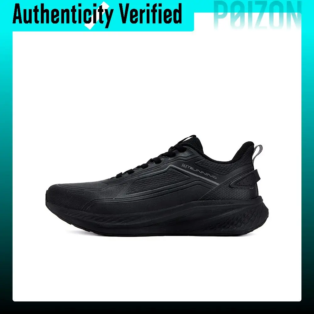 361° Signal Wing Rain Shield Abrasion Resistant Waterproof Low top Casual Running Shoes Men's Obsidian Black 672532231-5