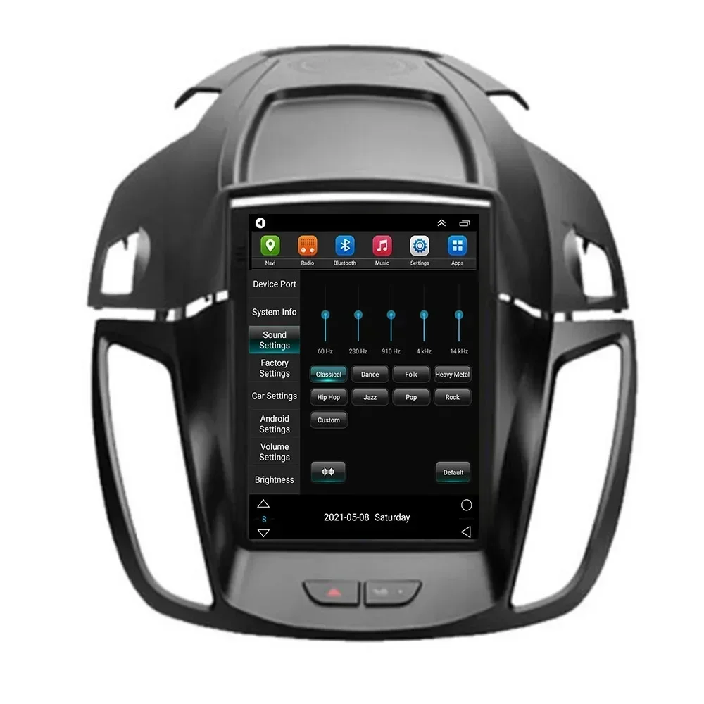 Für Tesla Stil 2Din Android 13 Auto Radio Für Ford Kuga 2 Escape 3 2012-2035 multimedia Video Player GPS Stereo Carplay DSP RDS