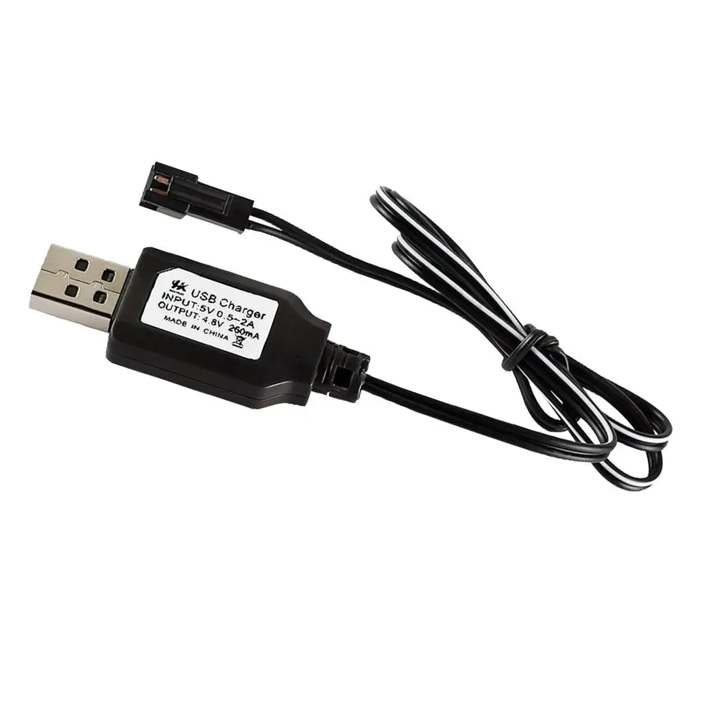 Kabel pengisi daya USB, RC Model Baterai r 4.8V 250mA keseimbangan pengisian cepat