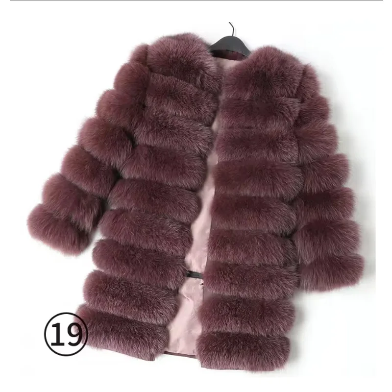 

2026 MAOMAOKONG New Women's Natural Fur Real Fox Coat Winter Women Jacket Coat Vest Girl Leather Fashion Coat