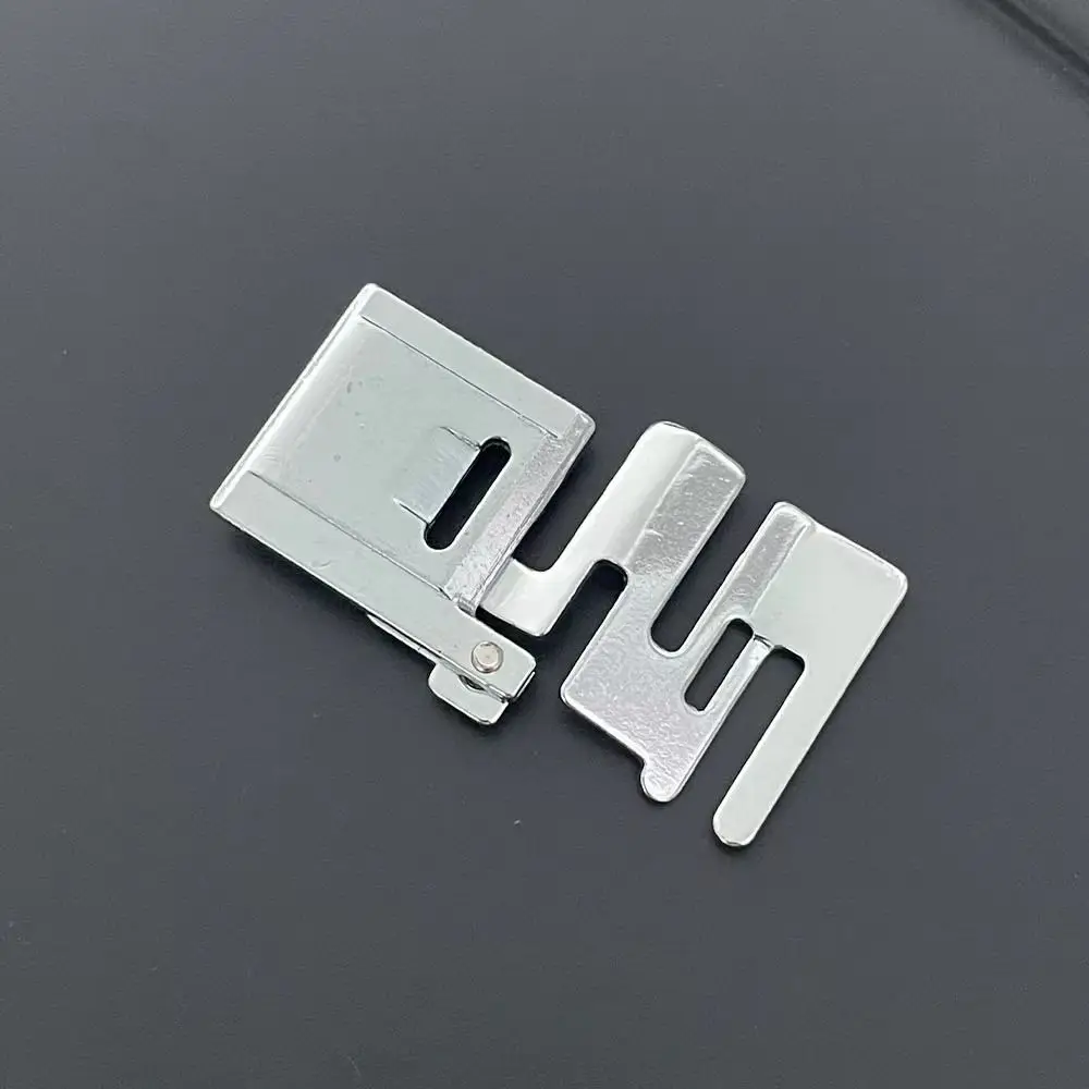 Quick Rolled Hem Feet Alloy Steel DIY Crafts Elastic Band Foot Silver Reusable Wide Rolled Hem Foot