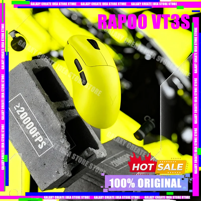 ماوس لاسلكي جديد من Rapoo VT3S مزدوج 8K من الجيل الثاني، عمر بطارية طويل، ماوس ألعاب مخصص خفيف الوزن #1