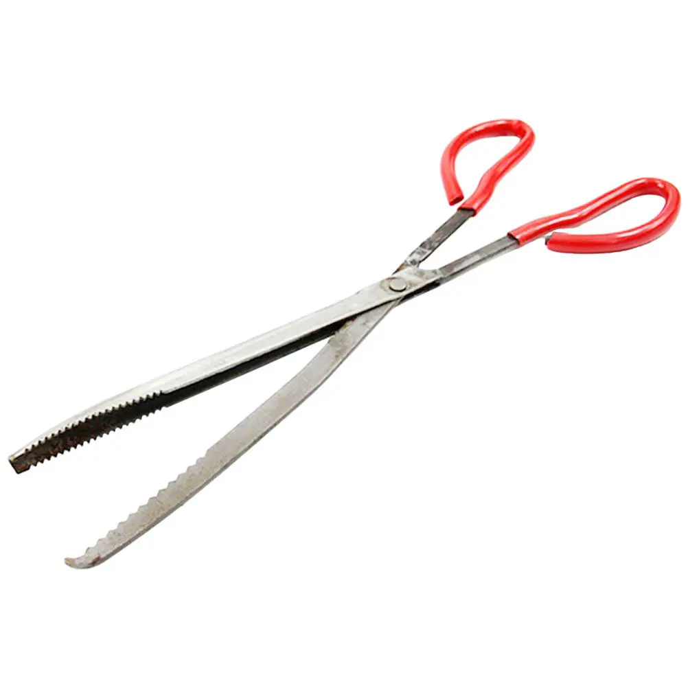 Heavy-Duty Iron ABS Crab Tong Ergonomic Non-Slip Eel Clamp for Shrimp Lobster Loach Handling Seafood Catching Tool Household