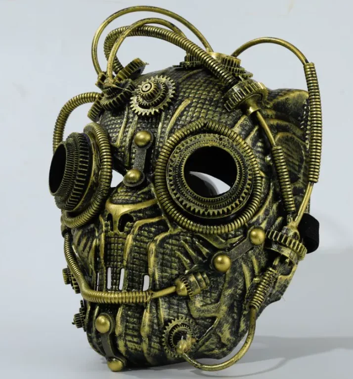 

Steampunk Mask Mechanical Plastic Party Perform Cosplay