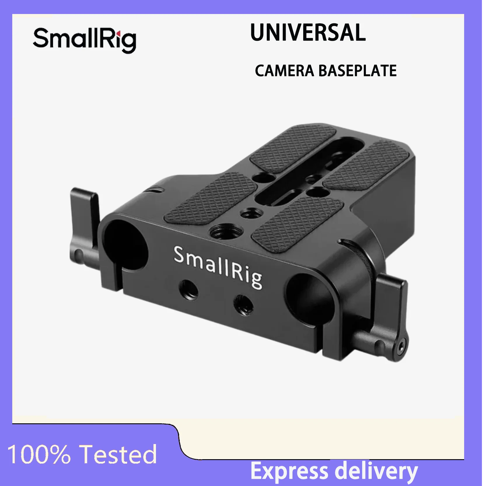 الأصلي SmallRig 1674 العالمي Dslr كاميرا قاعدة لوحة مع 15 مللي متر قضيب السكك الحديدية المشبك لسوني A6500/A6600 لسوني قفص كاميرا