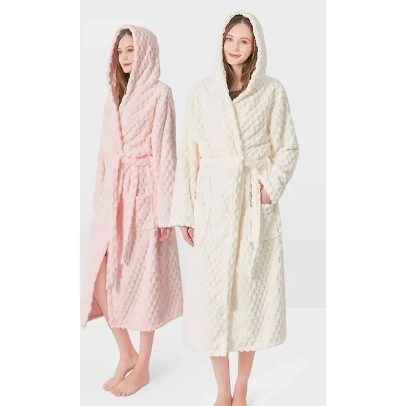 Can Worn or Wrapped Absorb Water Bath Towel for Adults Bathrobes Woman  Autumn Winter Enlarge Thicken The Shower Skirt Domestic