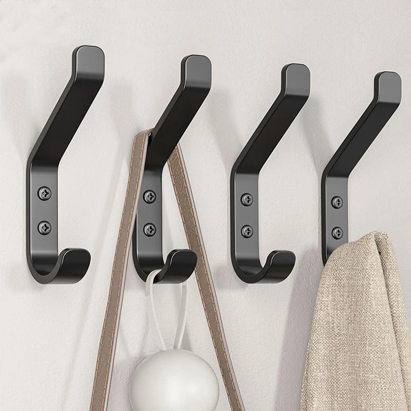 Strong Bearing Capacity Wall Coat and Hat Clothes Towel Hook High Hardness Rust-resistant Wall Storage Hook Anticorrosion Cold