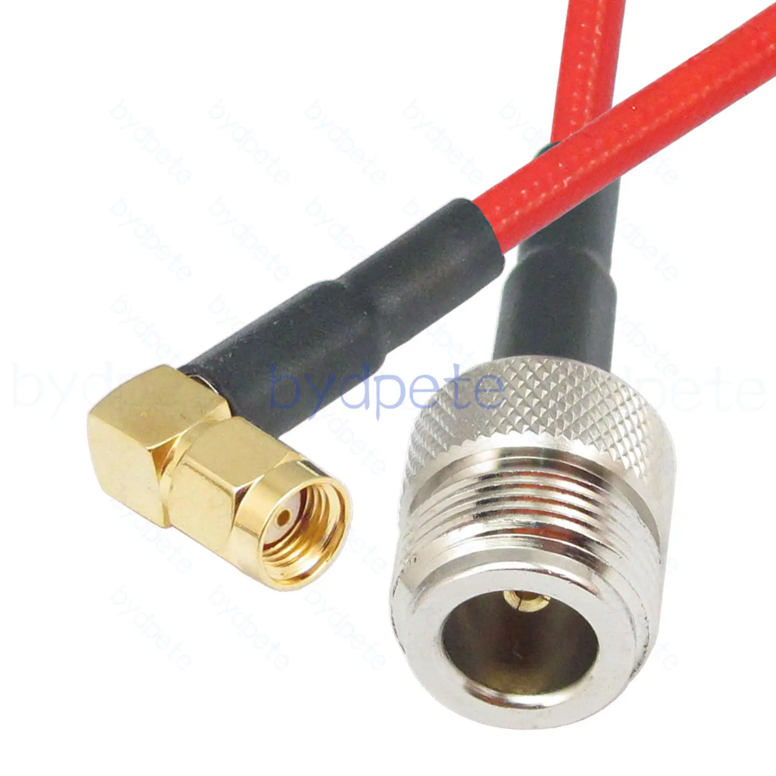 

RG402Red FEP N Type Female Jack to RP-SMA Male Right Angle 90 Degree RF Semi Flexible Low Loss Coaxial Cable Lot