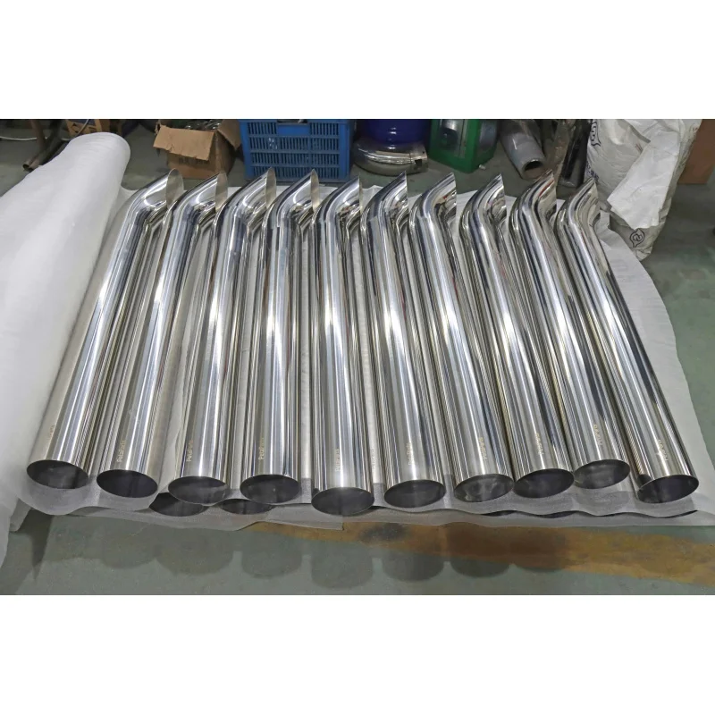 High Quality 6 Inch Bull Horn Exhaust Stack Pipe Kit 36 Inch Length Heavy Duty Truck