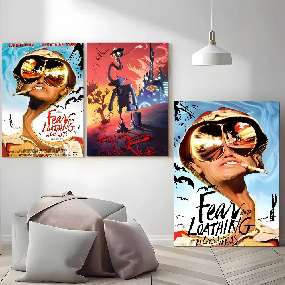 الخوف والكراهية في لاس فيغاس ملصق الفيلم ملصقات ذاتية اللصق مناسبة لأي سطح جدار مقاوم للماء والرطوبة #3