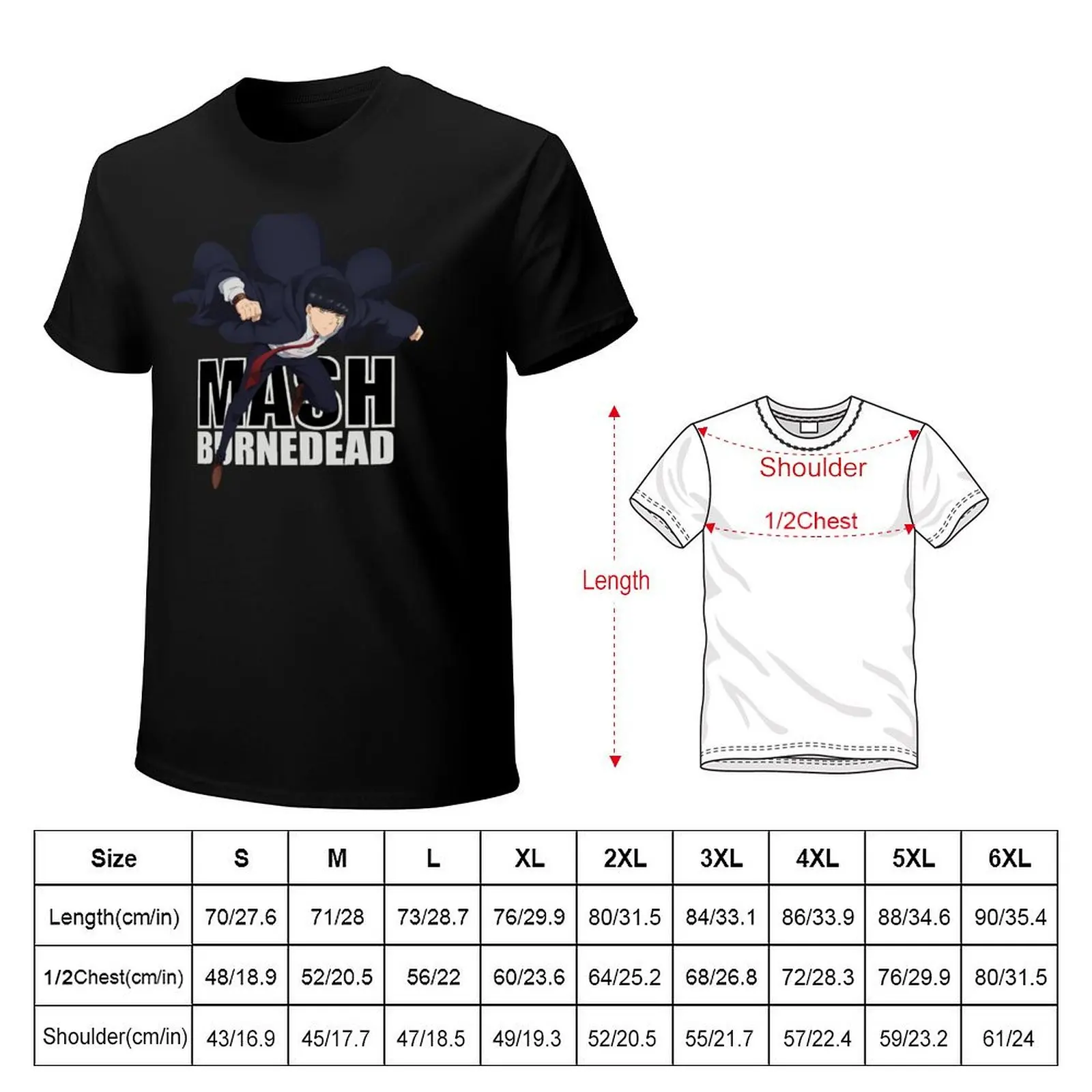 Mashle - Mash Burnedead T-Shirt Fashion Casual Short Sleeve Top