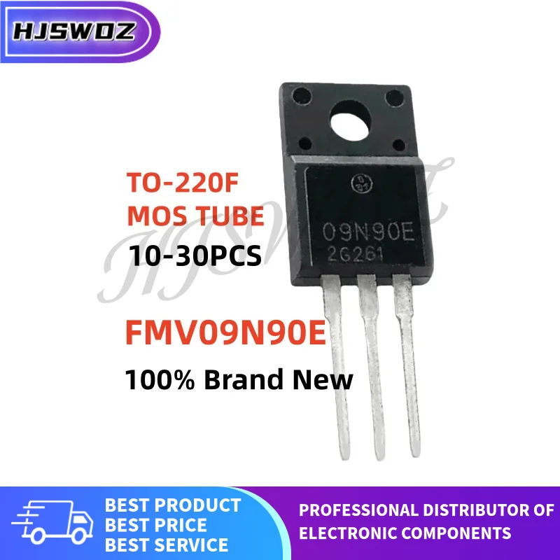 10~30PCS 100% New FMV09N90E FMV 09N90E TO-220F MOSFET Field effect transistor In Stock