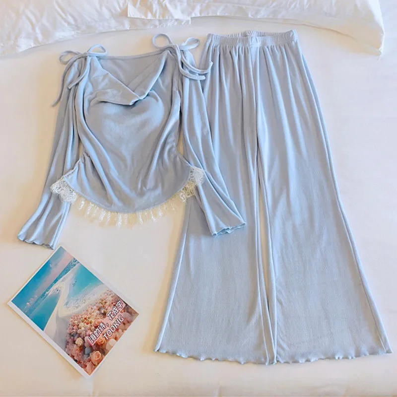 

Корейский женский зимний комплект одежды для сна, новый верхний брючный костюм с нагрудником, домашняя пижама с островом, бархатная одежда для сна, пижамы Femme