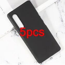 5 Stuks Zwarte Beschermkap Op Voor Velvet2 Pro Case Matte Zachte TPU Backcover Voor Lg Fluweel 2 Pro Telefoon Case Guard Protector Schokbestendig