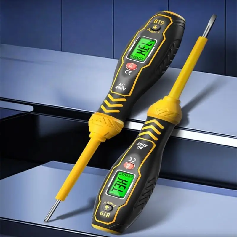 

964E Live Wire Detector Measuring Pen with Alarm NCV Probes Tester Pen Backlit Screen Tester