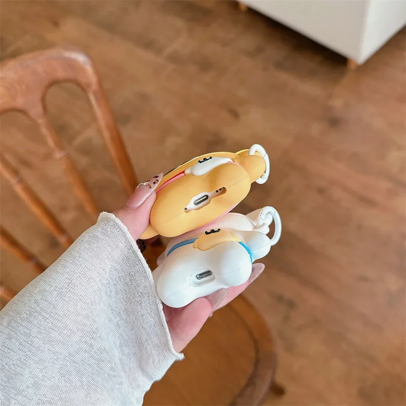 Funda 3D Cartoon Line Puppy para AirPods Pro2 Airpod Pro 1 2 3 4 auriculares Bluetooth caja de carga funda protectora para auriculares