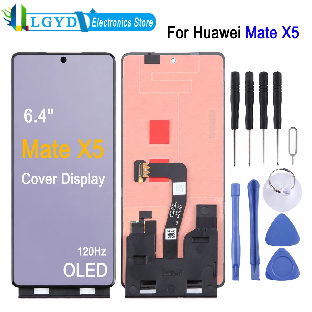 

6.4-inch 120Hz OLED Secondary Screen For Huawei Mate X5 2023, ALT-AL10 Phone Cover Display Repair Replacement Spare Part