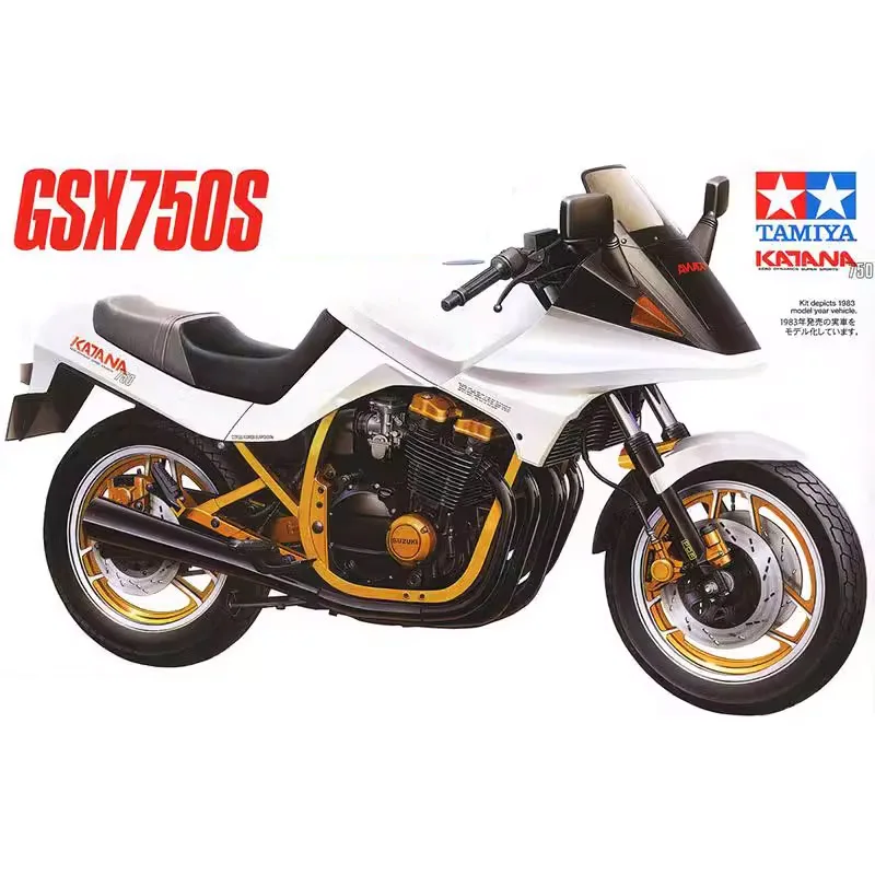 

Tamiya 14034 1/12 GSX750S новая Катана мотоцикл Спорт ручной работы мотоцикл хобби игрушка пластиковая модель набор для сборки