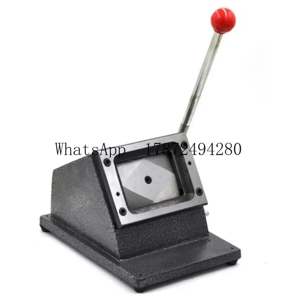 Custom Made 88*63mm Card Die Cutting Machine | Manual Business & Playing Card Cutter
