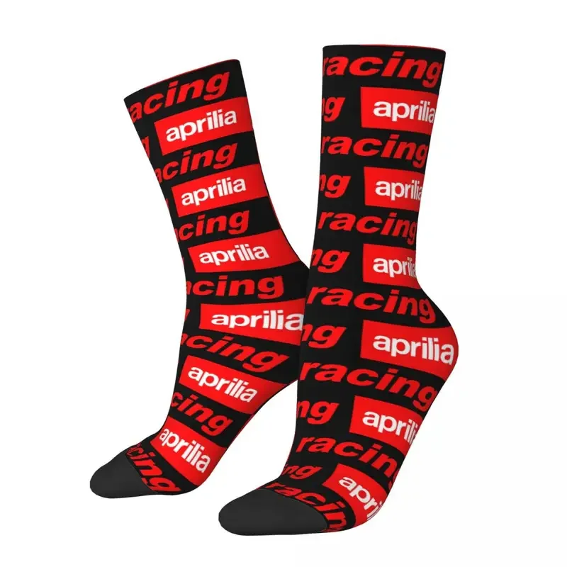 Y2K New unisex socks Aprilia Racing merch soft high quality stockings all seasons