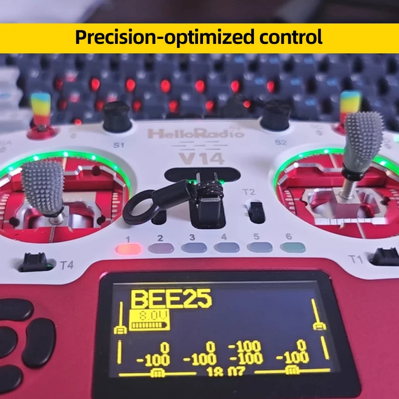 2 قطعة FeliStick التحول M3 M4 عصا التحكم FPV التحكم عن بعد المضادة للانزلاق الروك غطاء Gimbal عصا ينتهي ل Radiolink البلوز Radiomaster