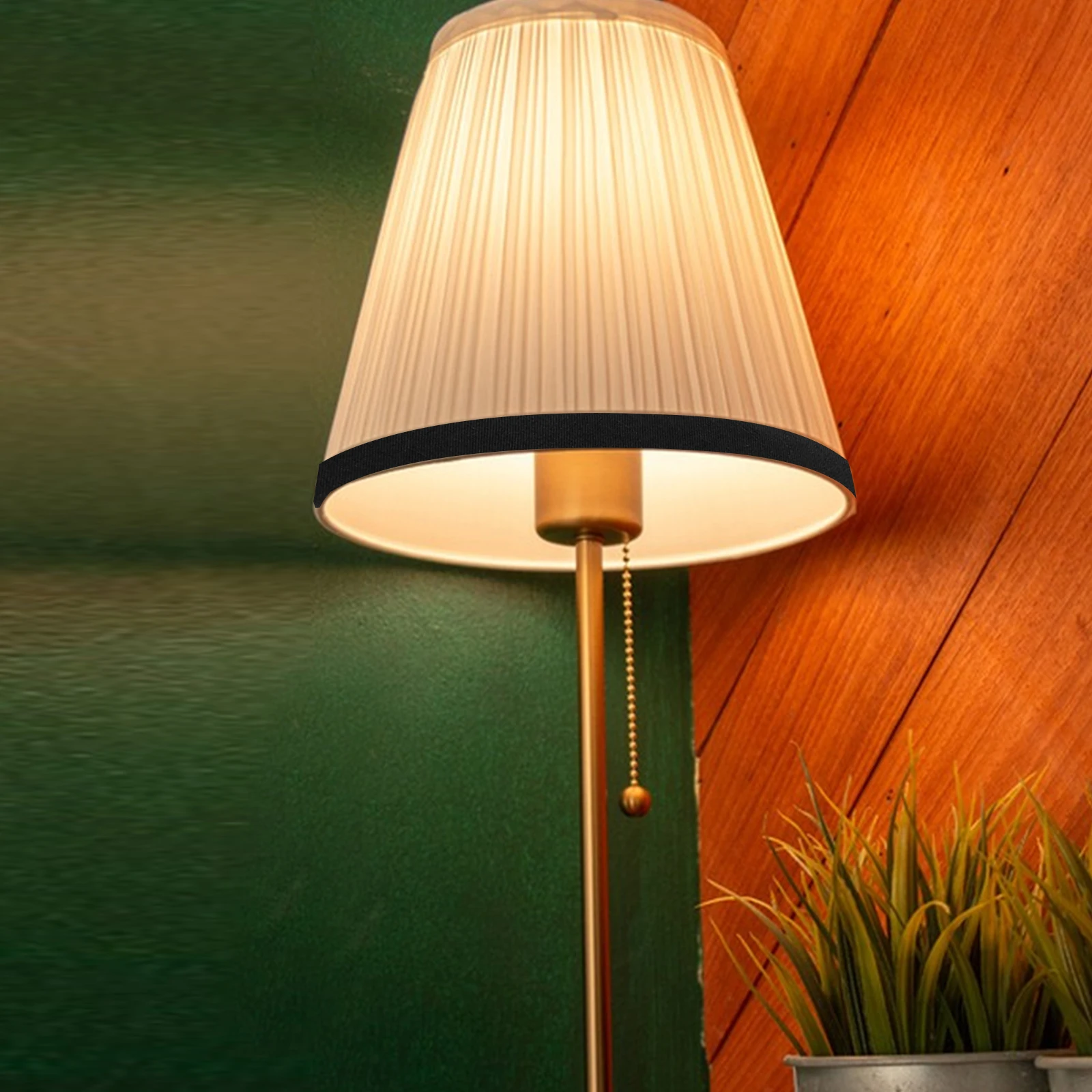 

Lampshade Edge Strip Self Adhesive Black Cloth Protectors Tape Desk Floor Ceiling Table Lamp Fabric Patch Edge Banding Iron On