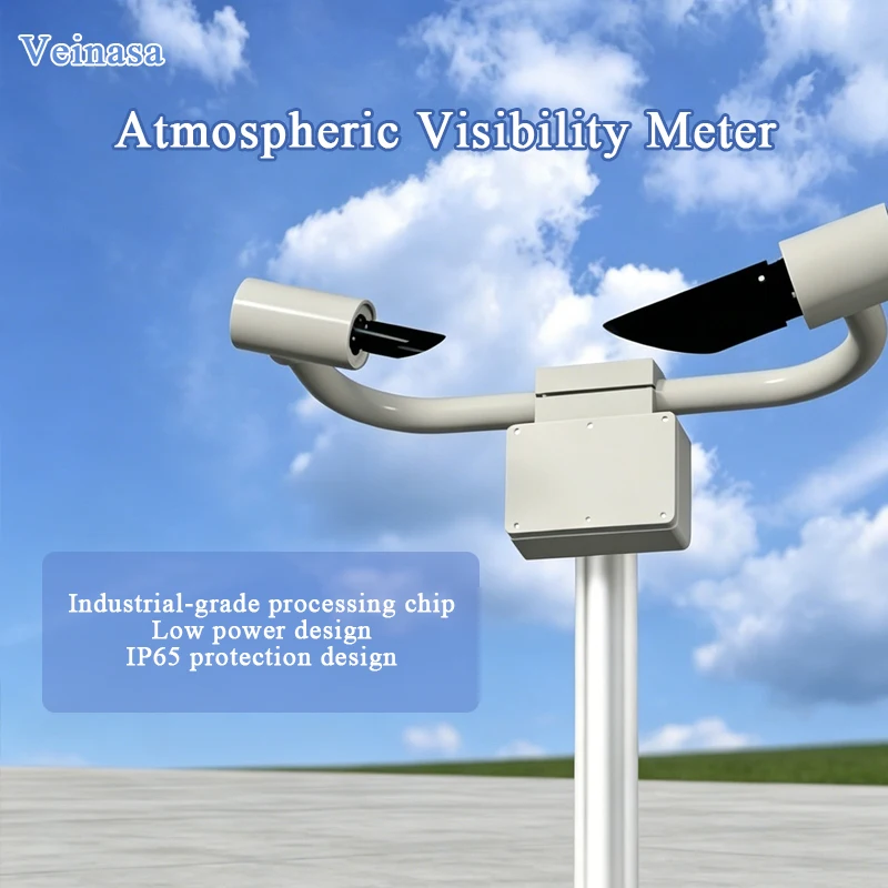 XS-NJD-280-RS232 Atmospheric Visibility Sensor Meteorological Visibility Detector  for Traffic Safety Visibility Meter 80KM