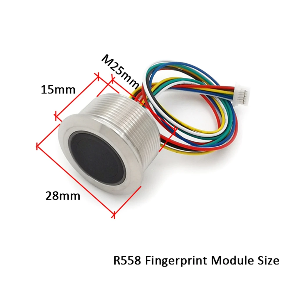 KL261 R558-S DC5.5-15V รีเลย์เอาต์พุตการใช้พลังงานต่ําลายนิ้วมือ Access Control Board พร้อมโหมดล็อคตัวเอง