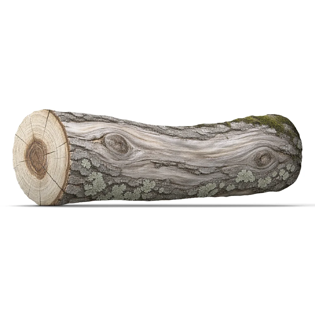 Rustic Tree Trunk Plush Pillow Log Shaped Stuffed Cushion Woodland Throw Pillow for Cabin Sofa and Lodge Home Decor Gift