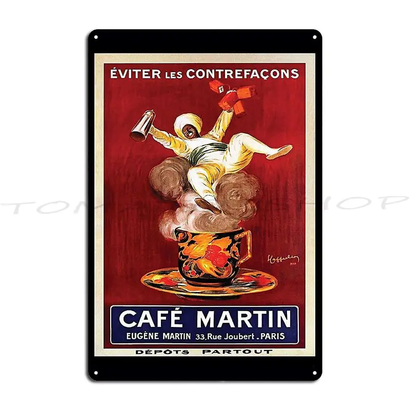 Leonetto Cappiello Cafe Martini Coffee Metal Plaque Poster Cinema Wall Plaque Wall Cave Garage Printing Tin Sign Poster