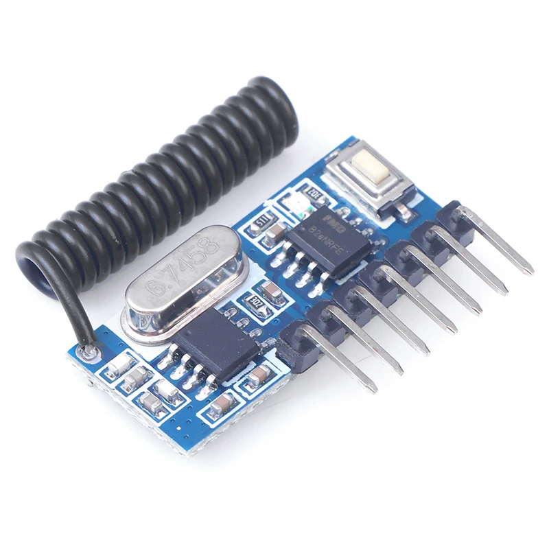 1 Buah RX480E 433Mhz Penerima RF Modul Dekoder Kode Pembelajaran 433 Mhz Output 4CH Nirkabel untuk Pengkodean Remote Control