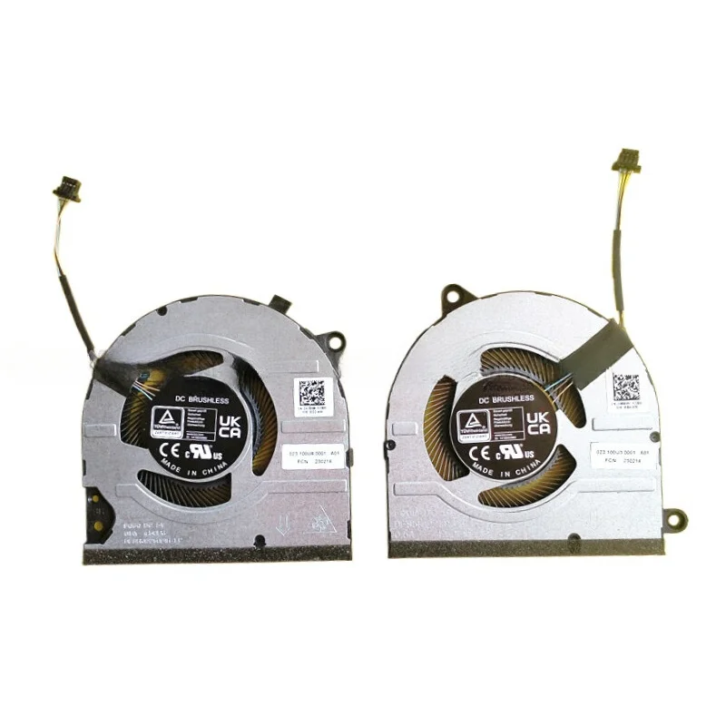 H  New for DELL Inspiron 14 Plus 7430 Gpu CPU Cooling Fan 0HV9W8 0D8MWV