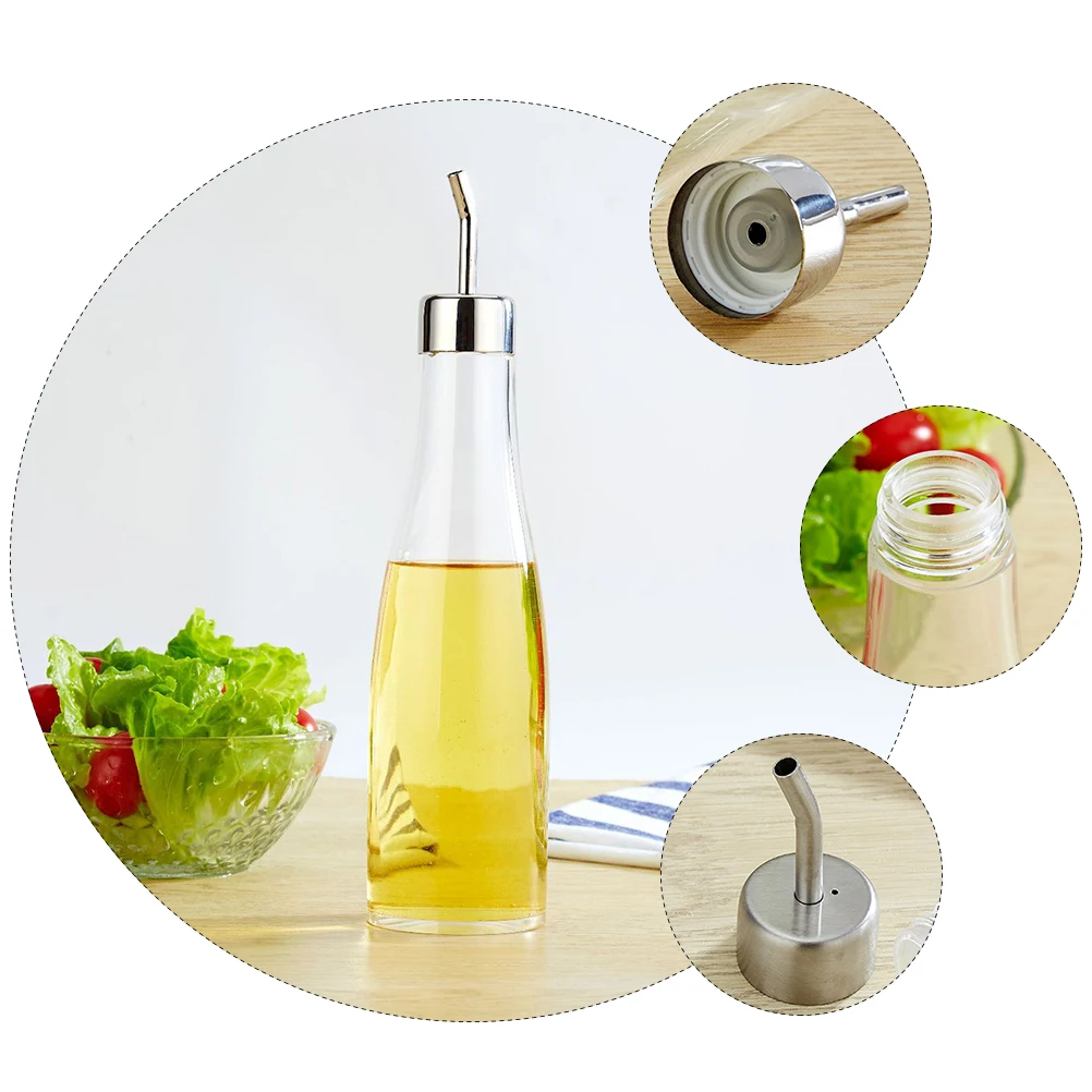 

1pc Oil Vinegar Soy Sauce Seasoning Bottle Transparent Reusable Acrylic Oil Container Kitchen Supplies Cooking Bottle For Home