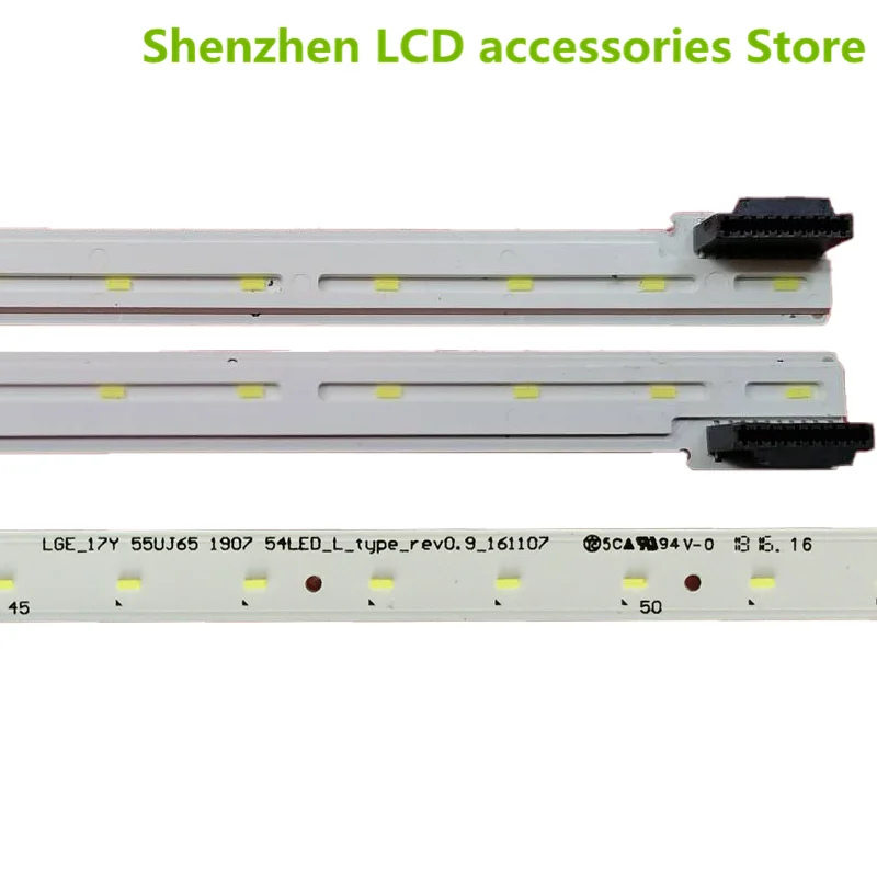 FOR  55UJ65 E-17Y 55UJ65  54LED-L-TYPE-REV0.9  54LED 601MM 55 inch use   100%new  LCD TV backlight bar