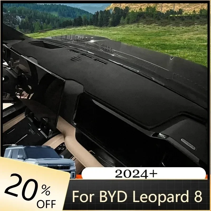 For BYD Equation Leopard 8 2025 2024 Car Styling Dash Mat Dashmat Dashboard Cover Sun Shade Dash Board Cover Carpet