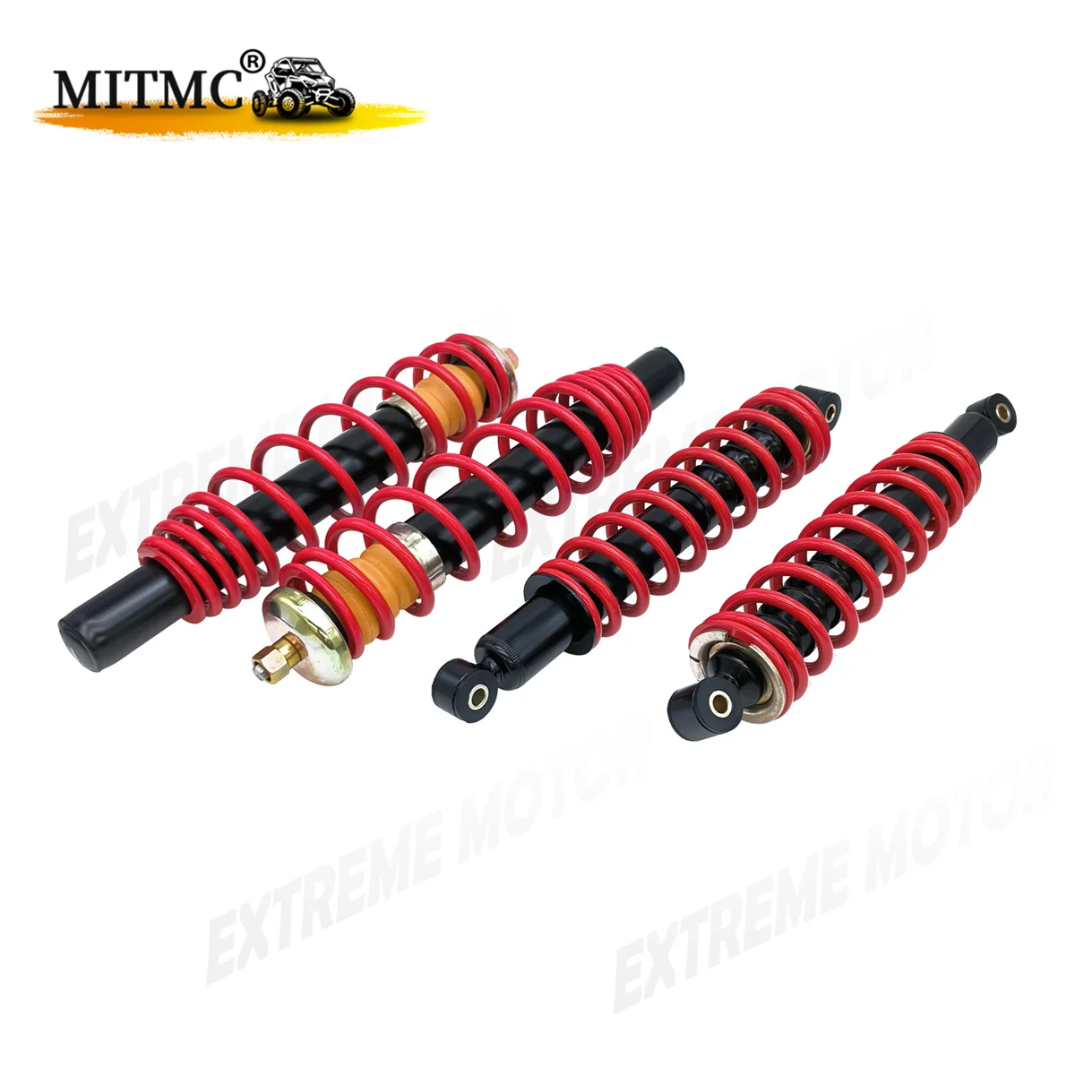 2PCS Front And 2PCS Rear Shock Absorber Assembly For Linhai 400 ATV 300 CUV  QUAD GO KART  Linhai Parts No. 26907 27394