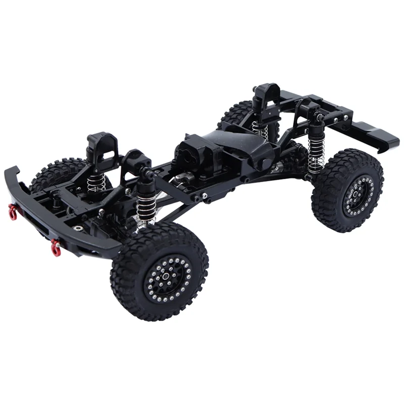 Metal Assembled Frame Chassis Kit for TRX4M TRX4-M Bronco 1/18 RC Crawler Car Upgrade Parts Accessories,Black